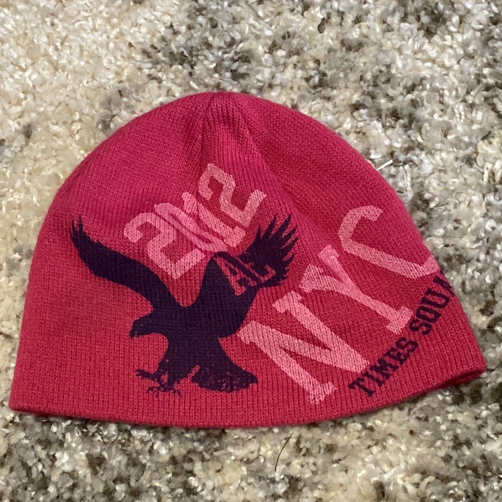 NWOT. Vintage American Eagle 2012, Times Square Beanie Hat.